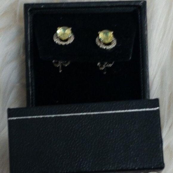 Diamond International Citrine & Diamond Earrings - Picture 3 of 4